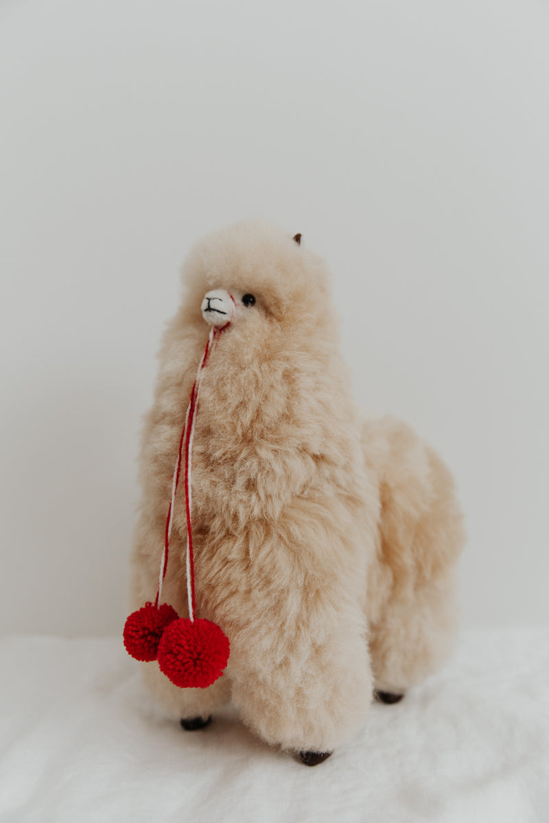 Alpaca fur stuffed animal online