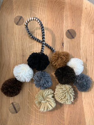 Neutral PomPom Tassels